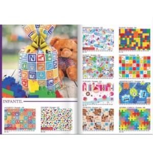 Saquinho presentes 58x89 pct c/25und  infantil sortido gala pais filhos