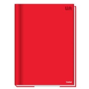 Caderno brochurão universitário lift c/1 peça c/d 96fls vermelho 207697 credeal