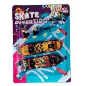 Brinquedo mini skate 2pçs + acessórios tk-ab6218 mohnish