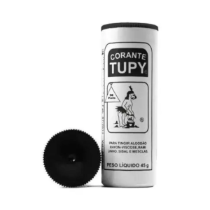 Tinta tupy preto 36 c/6pçs algodão tingir roupa