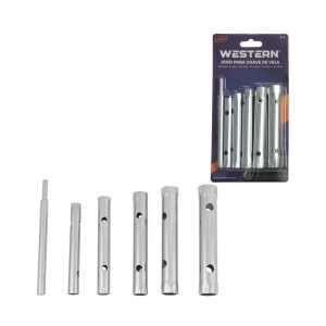 Jogo chave vela c/5pçs e-17 western